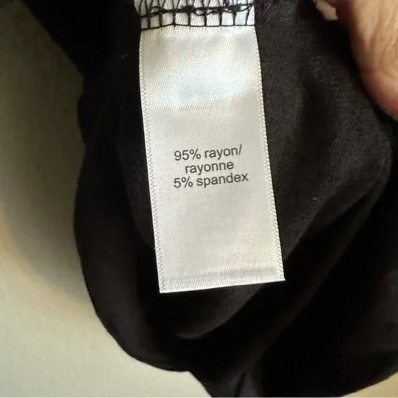 Maurices 24/7 Zip Up Front Sleeveless  Black Pockets Lagenlook Soft Dress Sz 1X - Picture 10 of 13